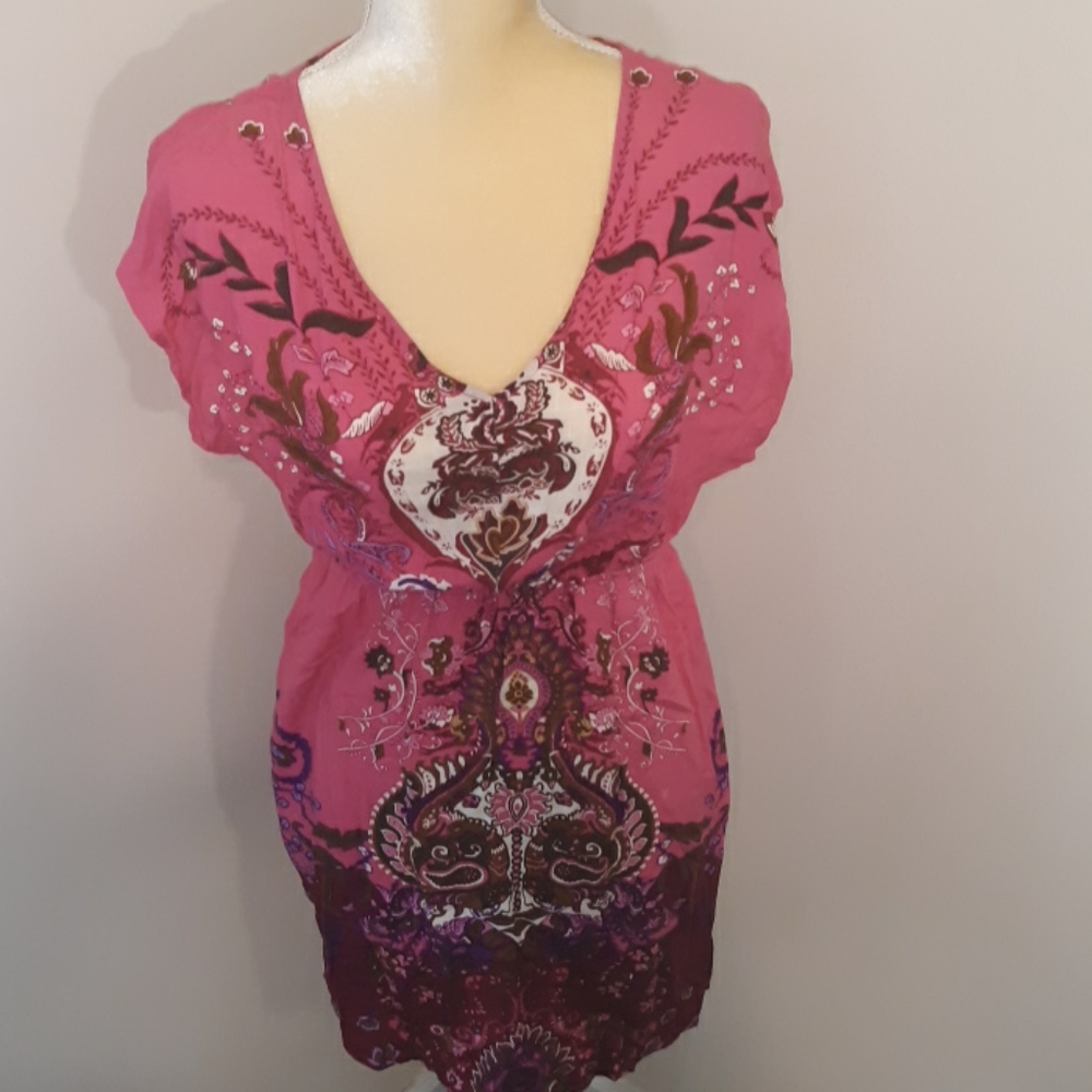 Pink fashion dress